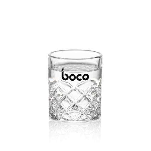 Drinkware - Barware - Shot Glasses - Argyle Luxe Crystal Shot Glass - Etch/Print