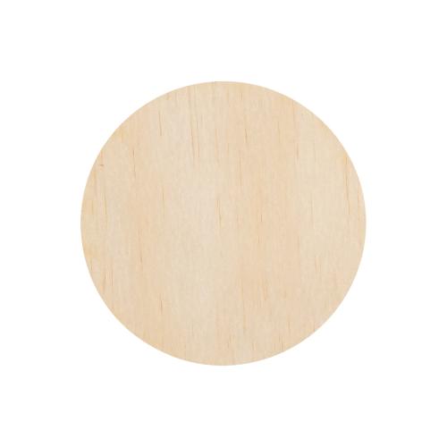 Drinkware - Barware - Coasters - EcoArt Circle Full-Color Wood Coaster