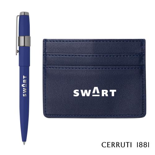 Bags - Wallets & ID Holders - Cerruti 1881&reg; Brick Card Holder & Block Pen Gift Set