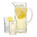 CrystalWave 34oz Etched Pitcher Set