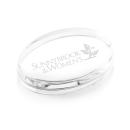 Ovaluxe Clear Etch Desktop Paperweight