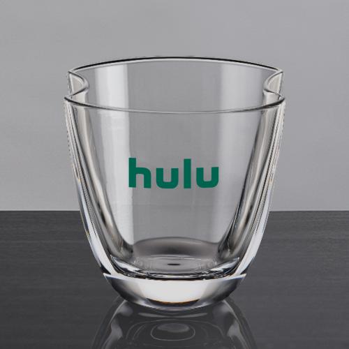 Drinkware - Barware - On the Rocks Glasses - CrystalWave 11oz Deep Etch Rocks Glass