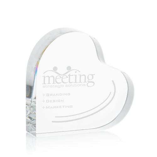 Desk & Office - Paperweights - CrystalHeart Vivid Award Paperweight
