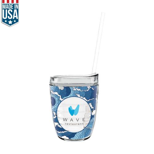 Drinkware - Tumblers - ClearSplash 12oz Tritan Tumbler w/ Dome Lid