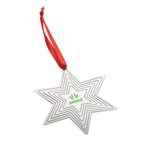 Home & Kitchen - Ornaments - StarGlam Pop-Out Silver Ornament