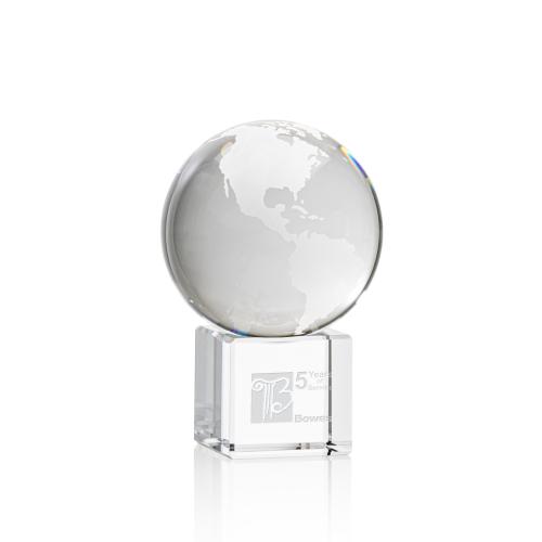 Desk & Office - Paperweights - GlobeBrilliance 3D Crystal Award