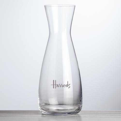 Drinkware - Barware - Carafes - ClearVista 30oz Crystal Carafe - Pad Print