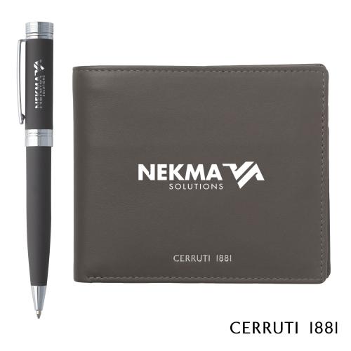 Pens & Writing - Gift Sets - Cerruti 1881&reg; Zoom Card Wallet & Fountain Pen Gift Set