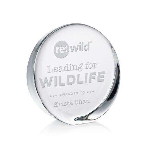 Desk & Office - Paperweights - Standing Disk VividPrint&trade; Award