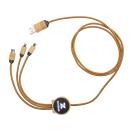 EcoGlow Bamboo Multi-Charge Cable