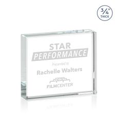 ClarityEdge Crystal Recognition Block - Paperweights