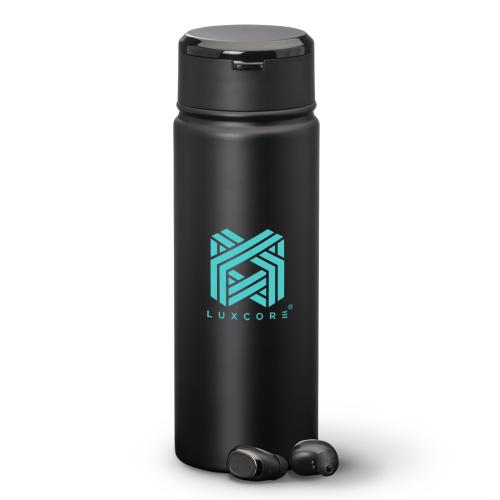 Drinkware - Water Bottles - SonicSip 18oz Audio-Boost Vacuum Bottle