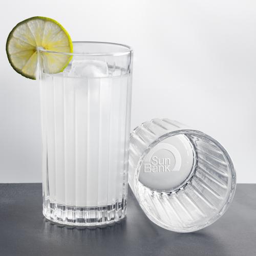 Drinkware - Barware - Hiball Glasses - CrystalWave 13oz Etched Hiball Glass