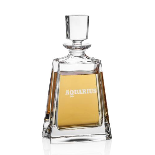 Drinkware - Barware - Decanters - ClearElegance 24oz Crystal Decanter Set