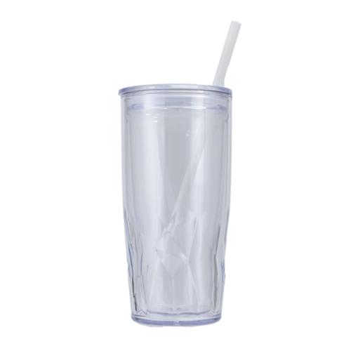Drinkware - Tumblers - EcoGlaze 16oz Tumbler with Reusable Straw