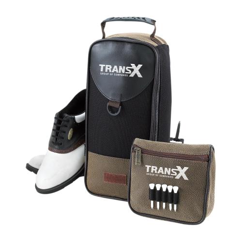 Sports & Outdoors - GolfLuxe Angolan Leather Shoe Tote