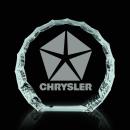 GlacierEdge Jade Round Paperweight