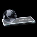 GlobeStar Crystal Desk Award