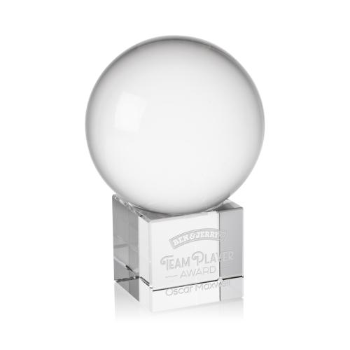 Desk & Office - Paperweights - Crystal Ball VividPrint&trade; Award on Cube