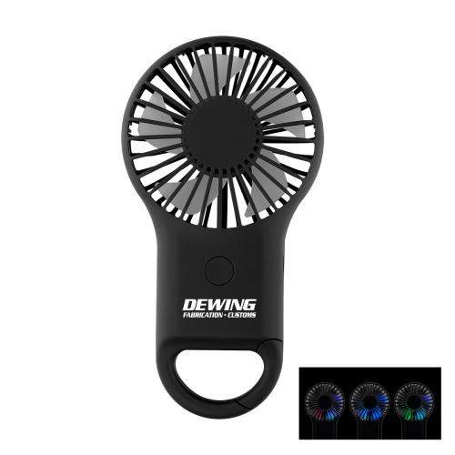 Desk & Office - Desk Accessories - BreezeClip LED Fan - Rechargeable & Portable