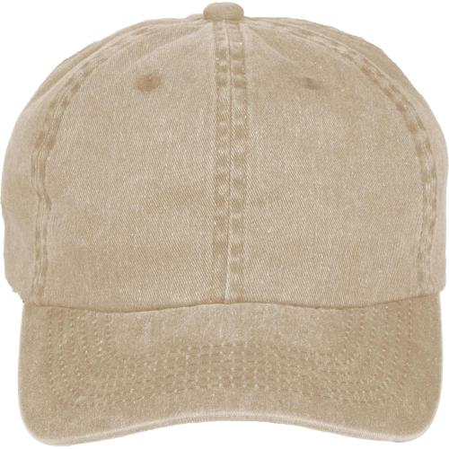 Recycled Cotton Washed 6 Panel Ballcap - Unisex