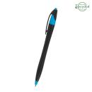 RECYCLED BLACK WITH LT BLUE Black C/306C