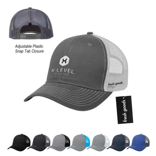 Apparel - Headwear - Caps - BreathWeave Cotton Meshback Cap