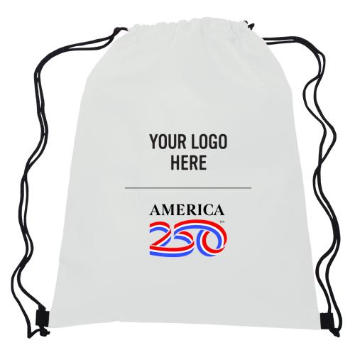 Bags - Drawstring Bags - America250&trade; Non-Woven Recycled Hit Sports Pack