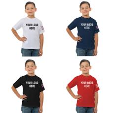 America250&trade; USA Made Youth Crew T Shirt - Short Sleeve Tees