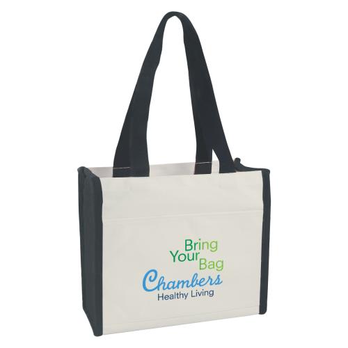 Bags - Tote Bags - Canvas & Cotton - CanvasCove 12oz ColorTrim Tote Bag