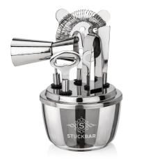 Eleganza Stainless Cocktail Companion - 6pc - Barware