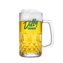 33oz Deep Etch Glass