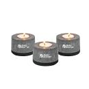 IgniteGlow Concrete Tealight Trio