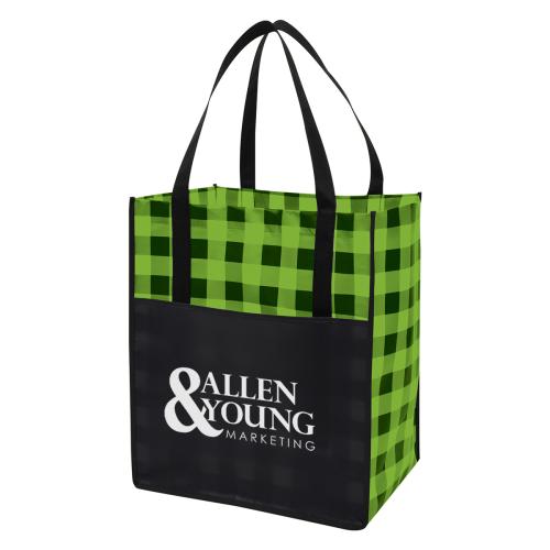 Bags - Tote Bags - Non-Woven - EcoGuard Laminated ColorBlock Tote