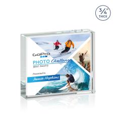 ClarityEdge Crystal Recognition Block - Paperweights