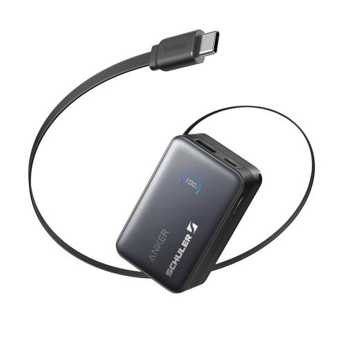 Bags - Travel Accessories - Anker Nano Power Bank (10K, 45W, Built-In Retractable USB-C Cable)