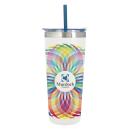 RECYCLED BLUE STRAW