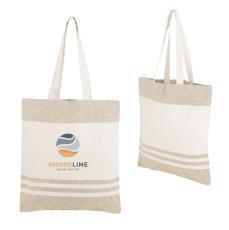 EcoBlend Canvas Stripe Tote Bag - Tote Bags