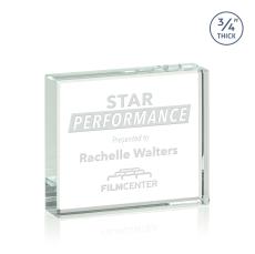 ClarityEdge Crystal Recognition Block - Paperweights