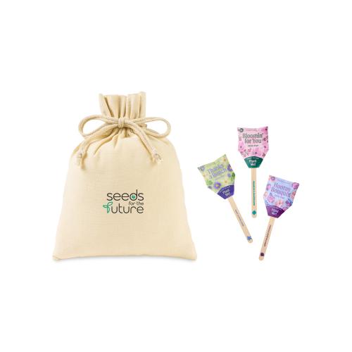 Health & Wellness - Planters and Grow Kits - BlossomSphere Trio Gift Set - Grow & Glow Kit