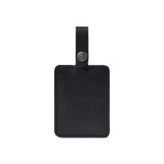 EleganceTag Pebbled Leather ID Charm - Bags