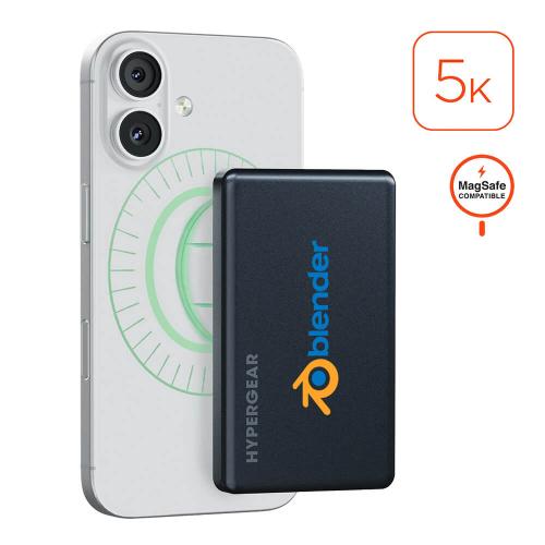 Bags - Travel Accessories - HyperGear Power Pack Mag Ultra-Slim Magnetic Wireless Fast Charge Power Bank