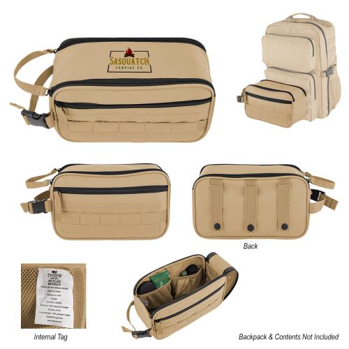 Bags - Shoe Bags - EcoTrek Tactical Travel Pouch - Khaki