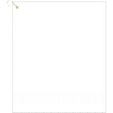 ScrubCaddy Woven Golf Towel - White - Golf Accessories