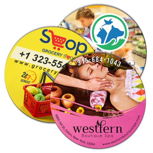 Tradeshow Accessories - Giveaways - Magnets - UVGuard Full-Color Outdoor Circle Magnet
