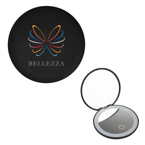 Health & Wellness - LumiGloss Dual LED Compact Mirror
