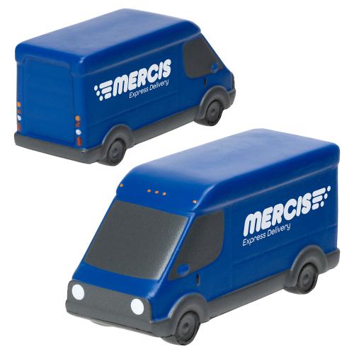 Toys & Novelties - Stress Relievers - Transportation - EcoVan Blue Stress Squeezer