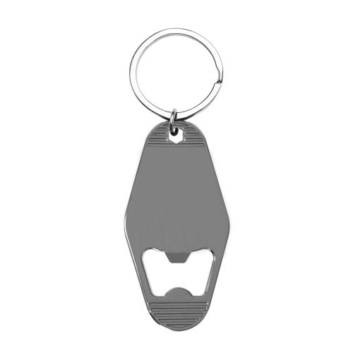 Auto & Tools - Keychains - KeyOpener Gun Metal Tag & Bottle Opener