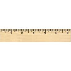 EcoMeasure 6 Silkscreen Wood Ruler - Auto & Tools
