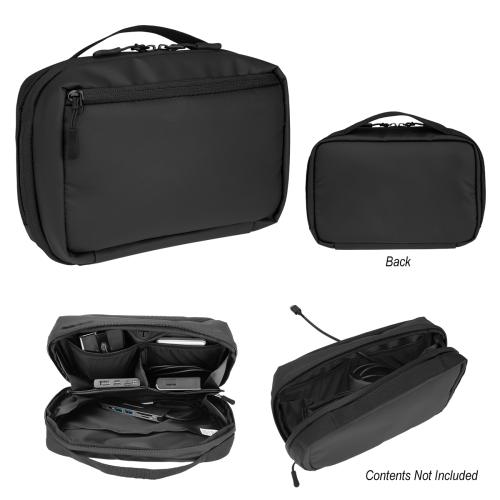 Bags - Travel Accessories - EcoSmart Black Zip Tech Pouch